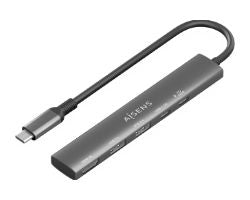 Docking AISENS 5en1 USB-C Gris (ASUC-5P022-GR)
