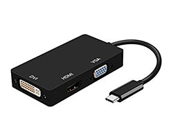 Cable AISENS USB-C/M a DVI/HDMI/VGA/H 15cm (A109-0343)