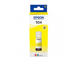 TINTA EPSON BOTE 104 YELLOW ECOTANK BOTTLE C13T00P440