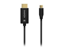 Cable AISENS USB-C/M a HDMI/M 8K 2m Negro (A109-0712)