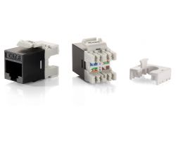 EQUIP RJ45/H Cat.6 Connector Kit 8 Black/Grey (EQ769212)