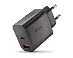 CARGADOR DE PARED NGS ERA GAN USB-C/USB-A 20W BLACK