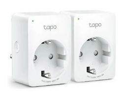 Enchufe Inteligente TP-Link WiFi BT Pack 2 (Tapo P100)