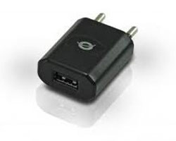 Cargador CONCEPTRONIC Pared 1xUSB 2.0 Negro (CUSBPWR1A)