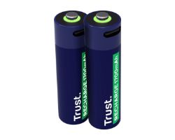 Pilas Trust Recargables AA 2 Unidades (25584)