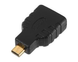 Adaptador AISENS HDMI/M a MicroHDMI/H Negro (A121-0125)