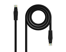 Nanocable RJ45 Cat6A UTP AWG24 3m Negro (10.20.1803-BK)