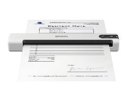 Escáner Portátil Epson DS-70 A4 USB Blanco (B11B252402)