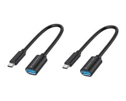 Cable CONCEPTRONIC USB-C/M a USB-A/H Kit 2 (ABBY11B)