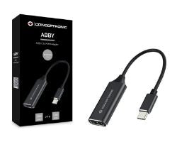 Adaptador CONCEPTRONIC USB-C a HDMI Negro (ABBY03B)