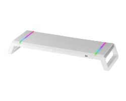 Soporte Sobremesa Mars Gaming Monitor Blanco (MGSONEW)