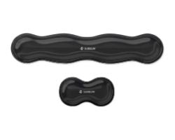 Reposamuñecas SUBBLIM Ergo Pack 2 Negro (SUBMP-04E061)