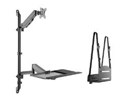 Soporte Pared EQUIP 17"-32" Bandeja Teclado (EQ650170)