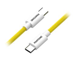 Cable PANTONE USB-C/M a USB-C/M Amarillo (PT-CTC002-5Y)