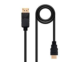 Nanocable DP/M a HDMI A/M 2m Negro (10.15.4302)