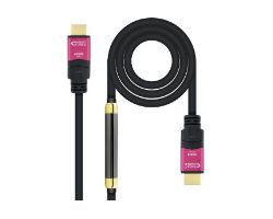 Nanocable HDMI A/M a HDMI A/M 25m Negro (10.15.3725)