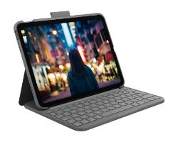 Funda con Teclado LOGITECH Slim Folio Gris (920-011426)