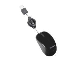 Ratón TARGUS Retráctil USB-A 1000dpi Negro (AMU75EU)