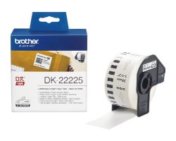 Cinta BROTHER 38mm 30.48m Negro sobre Blanco (DK-22225)