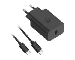 Cargador de Pared Motorola 30W USB-C Negro (SJMC302)