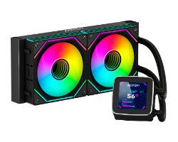 Ref. Líq. Abysm Oceanic LCD 240 ARGB Negra (AB324011)
