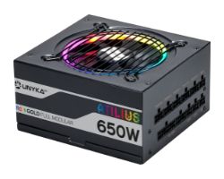 Fuente UNYKA Atilius ATX 650W RGB 80+ Gold (UK521203)