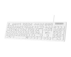 Teclado SUBBLIM Slim Silencioso Blanco (SUBKBC-0SSK51)