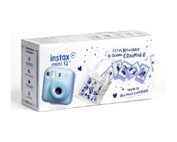 Cámara Fujifilm Instax mini 12 Kit Navidad Pastel Blue