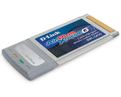 Tarjeta red Wireless D-Link PCMCIA 108Mbp (DWL-G650)