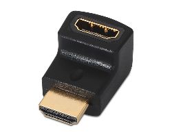 Adaptador AISENS HDMI A/H a HDMI A/M Negro (A121-0124)