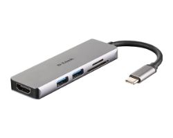 Docking D-Link Usb-C USB3/HDMI/Lector tarj. (DUB-M530)