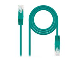 CABLE DE RED CAT.6 UTP 0.25M NANOCABLE GREEN