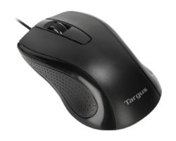 Ratón TARGUS Óptico USB-A 1000dpi Negro (AMU81AMGL)
