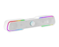 Barra de Sonido Mars Gaming 2.0 BT RGB Blanco (MSBXW)