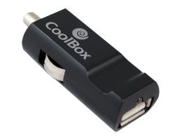 Cargador de Coche Coolbox USB 2.0 Negro (CDC-10)