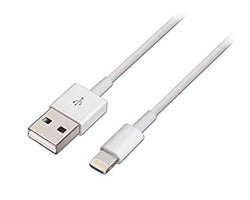 Cable AISENS Lightning/M a USB-A/M 2m Blanco(A102-0036)