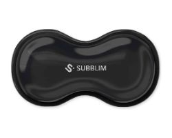 Reposamuñecas SUBBLIM Cristal Flex Negro (SUBMP-04E091)
