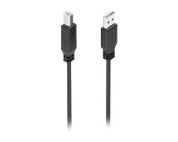 Cable AISENS USB-A/M a USB-B/M 15m Negro (A101-0906)