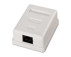 Roseta AISENS RJ45 Cat.5 UTP 1 Toma Blanca (A138-0296)