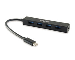 Hub EQUIP Life USB-C 3.0 a 4xUSB-A 3.0 Negro (EQ128954)