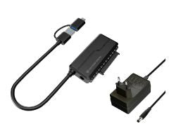 Adaptador CONCEPTRONIC USB-A/M a SATA/H Negro (ABBY21B)