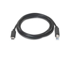 Nanocable USB-B/M a USB-C/M 1m Negro (10.01.2201)
