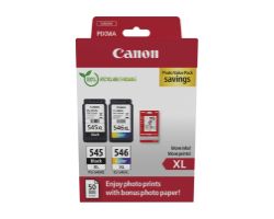 Tinta Canon PG-545XL/CL-546XL +Papel foto (8286B011)