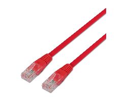 Latiguillo AISENS RJ45 Cat.6 UTP 3m Rojo (A135-0240)