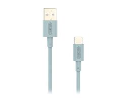 Cable NUBBEH Elisium USB-A/USB-C Turquesa (NBTCABLACT1)