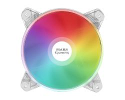 Ventilador Mars Gaming 120mm RGB Transparente (MFD)