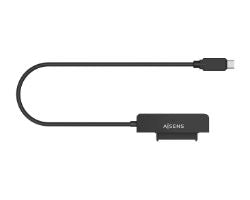 Adaptador AISENS SATA a USB-C Negro (ASE-25C04B)