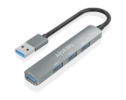 Hub AISENS USB-A 3.0 a 3USB 2.0/1USB-A Gris (A106-0859)