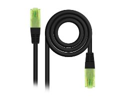 Nanocable RJ45 Cat.6 UTP 1m Negro (10.20.1401-BK)