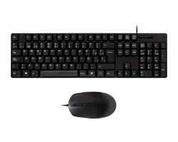 Teclado+Ratón UNYKA OEM USB 1200dpi Negro (UK50545)